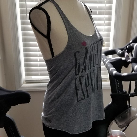 Spiritial Gangster | Grey Racerback Tank: Spanish - Picture 5 of 7